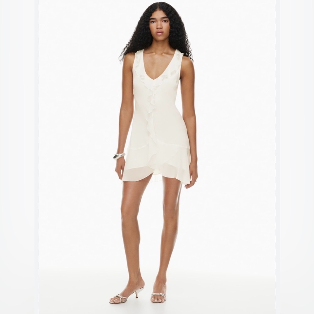 Aritzia Wilfred Hera Dress Light Birch